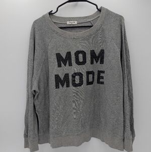 Blooming Jelly Mom Mode Sweatshirt XXL Gray Everyday Casual Loungewear Women's